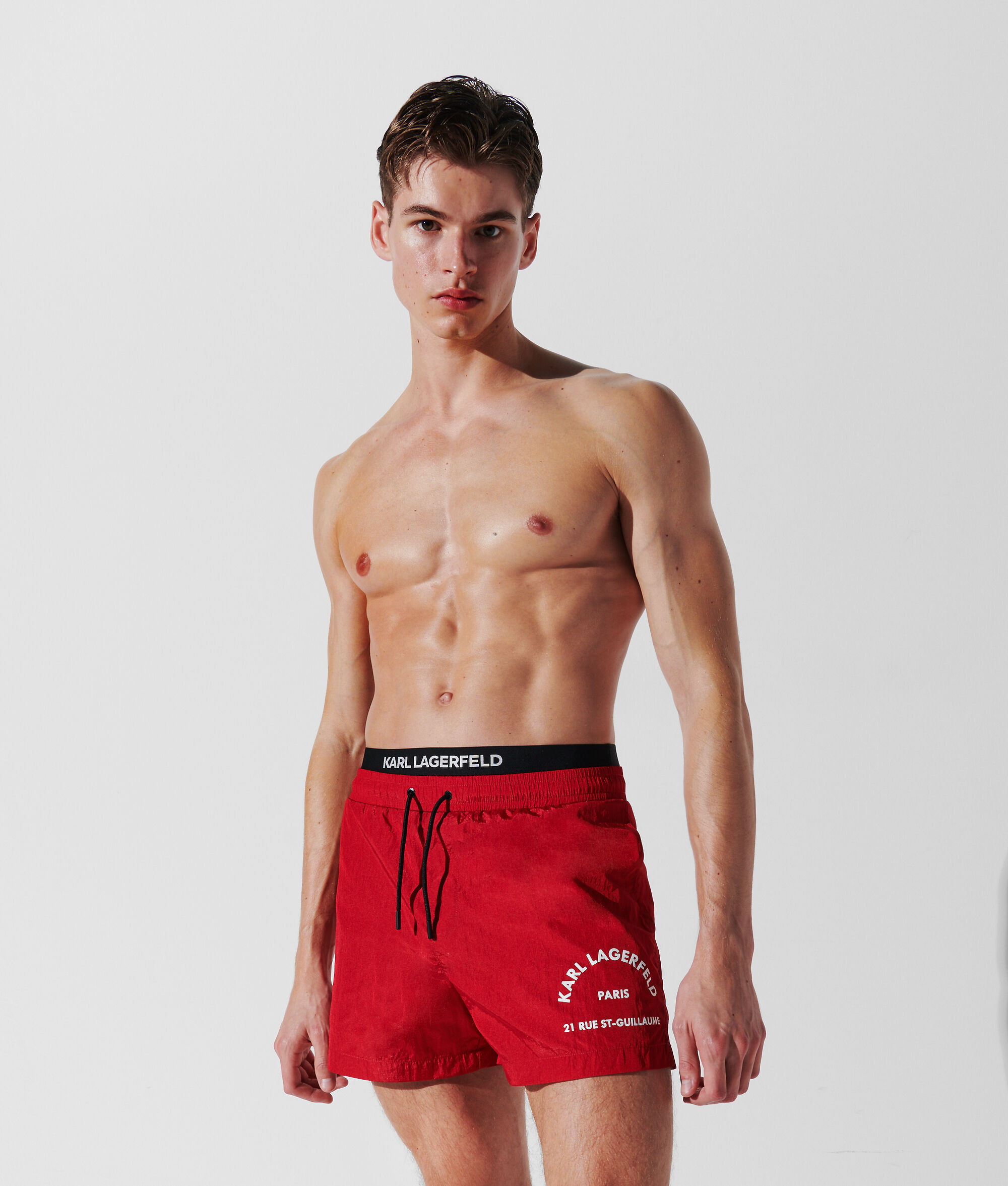 (image for) Stunning RUE ST-GUILLAUME DOUBLE WAISTBAND BOARD SHORTS